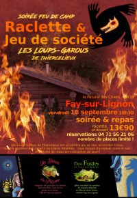 soirée Feu de Camp, Raclette et Loups-Garous !