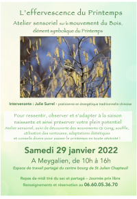 Atelier saisonnier autour du Printemps