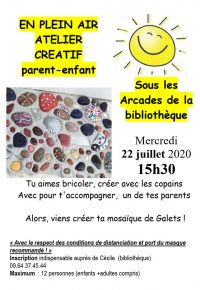 Atelier créatif Parent – Enfant
