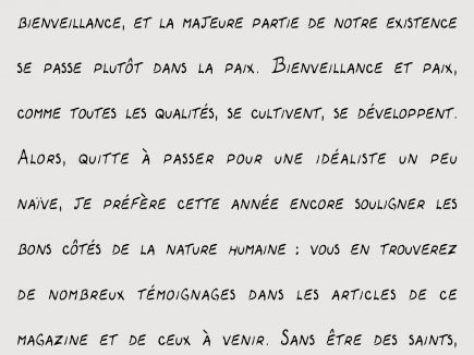 Nous sommes tous des héros du quotidien – édito n°23