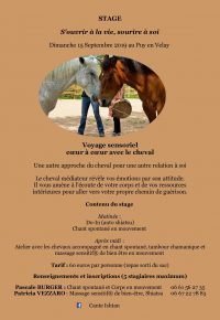 Stage s’ouvrir à la vie, sourire à soi