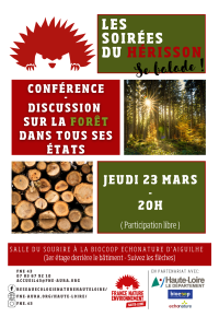 Soirée du hérisson sur la forêt dans tous ses états !