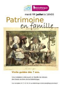 Visite guidée « Patrimoine en famille »
