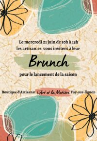 BRUNCH FESTIF pour le lancement de la saison estivale !