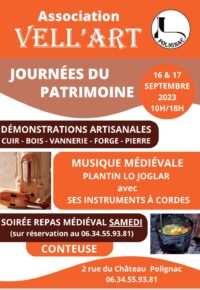 JOURNEE DU PATRIMOINE POLIGNAC