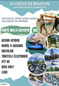 LES VACANCES DE FÉVRIER À BAUZON