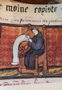 Encres naturelles et calligraphie au château de Rochebaron (Haute-Loire)