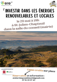 (S)’INVESTIR DANS LES ENERGIES RENOUVELABLES & LOCALES
