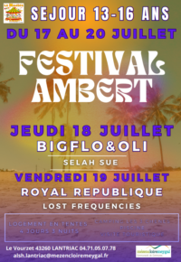 SÉJOUR FESTIVAL AMBERT