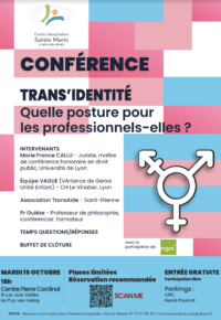 Conférence sur la Transidentité Sainte-Marie Le Puy-en-Velay