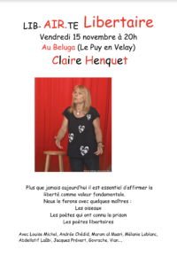 Spectacles de Claire HENQUET