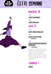 programme la clef 30/10