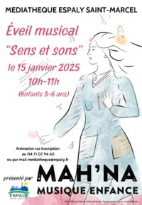 Eveil musical Sens et Sons (3-6 ans)