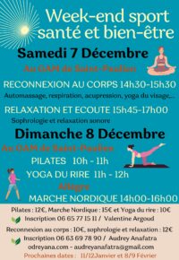 Week end Sport Santé et bien-être