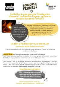 « Emergence d’essaim » de l’atelier Paysan