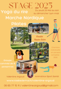 Stage de Pilates, Marche Nordique et yoga du rire
