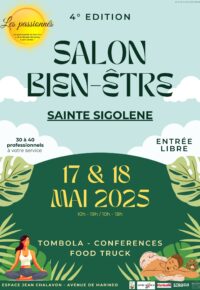 Affiche salon bien être Sainte Sigolene 2025