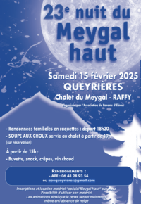 23e nuit du Meygal Haut le 15 février