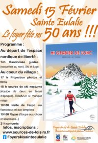 50 ans du Foyer ski de fond à Sainte-Eulalie