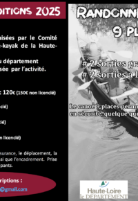 Randonnées canoë avec CD43 Kayak