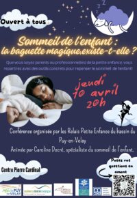 Conférence Sommeil de l’enfant