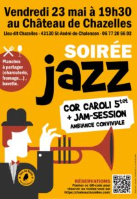 Vie de chateau avec Jazz en Velay !