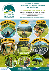 Ouverture estivale de la station de la Croix de Bauzon