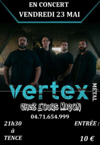 CONCERT VERTEX CHEZ L’OURS MACON