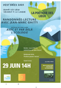 Randonnée lecture avec Jean-Marc Ghitti