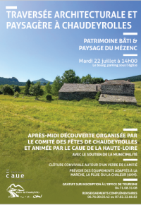 Traversée architecturale et paysagère à Chaudeyrolles