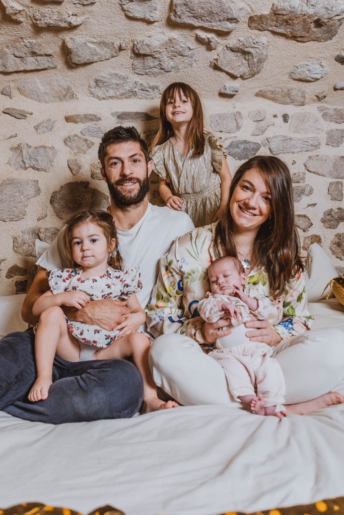 portrait de famille Marjolaine et Baptiste