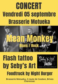 Concert Mean Monkey chez Motueka
