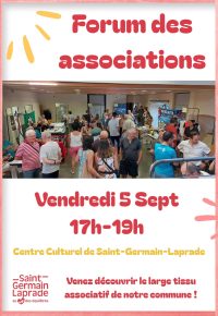 Forum des associations Saint Germain-Laprade