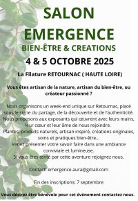 salon emergence affiche 2025