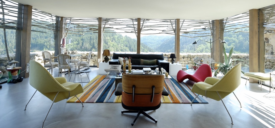 intérieur design du château de beaufort