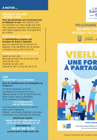 La semaine Bleue – « Vieillir une force à partager »