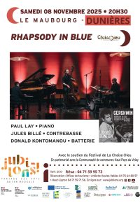 Concert de Jazz et Classique en trio Piano – batterie-contrebasse
