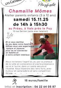 🤜💛🤛 Ateliers PLAYFIGHT  pour enfants 6 à 12 ans ET leurs parents