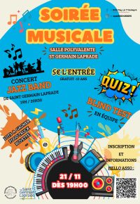 Soirée musicale:  Concert et Blind Test