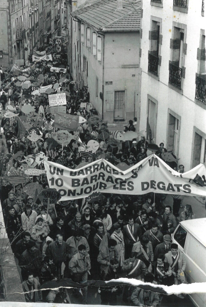 1989 manifestation le puy en velay loire sauvage 