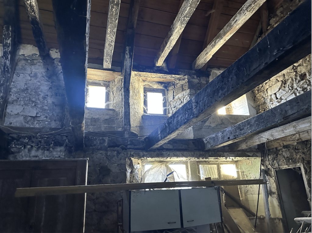 étage de la ferme des hauts plateaux aux estables