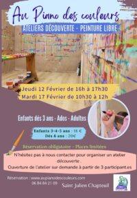 Atelier Découverte Peinture Libre
