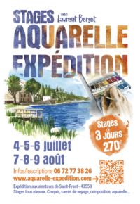 AQUARELLE EN PLEINE NATURE : 3 jours de création autour de Saint-Front