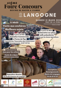 Foire et concours à Langogne