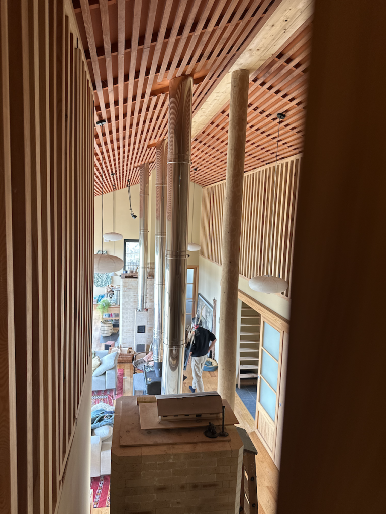 poele maison japonisante