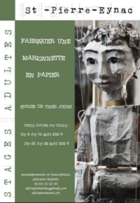 Stage de fabrication de marionnettes au Crouz&rsquo;art