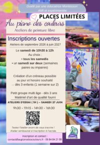Atelier d&rsquo;essai Peinture Libre