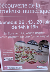 Découverte de la brodeuse numérique