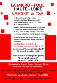 La Micro Folie s&rsquo;invite à Freycenet La Tour