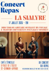 Concert- repas « La Sialyre » à l&rsquo;Etincelle